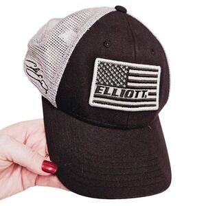 Chase Elliott Hat NASCAR Trucker Racing Cap #9 American Flag Baseball‎